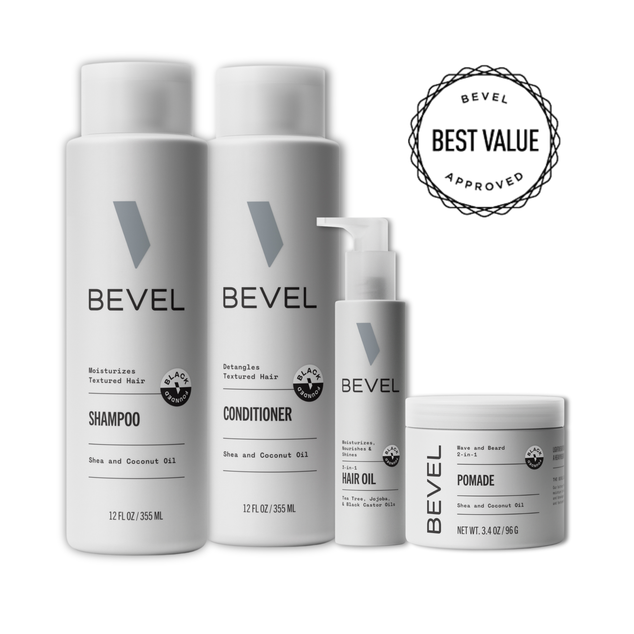 Hair Essentials Bundle (with hair oil)