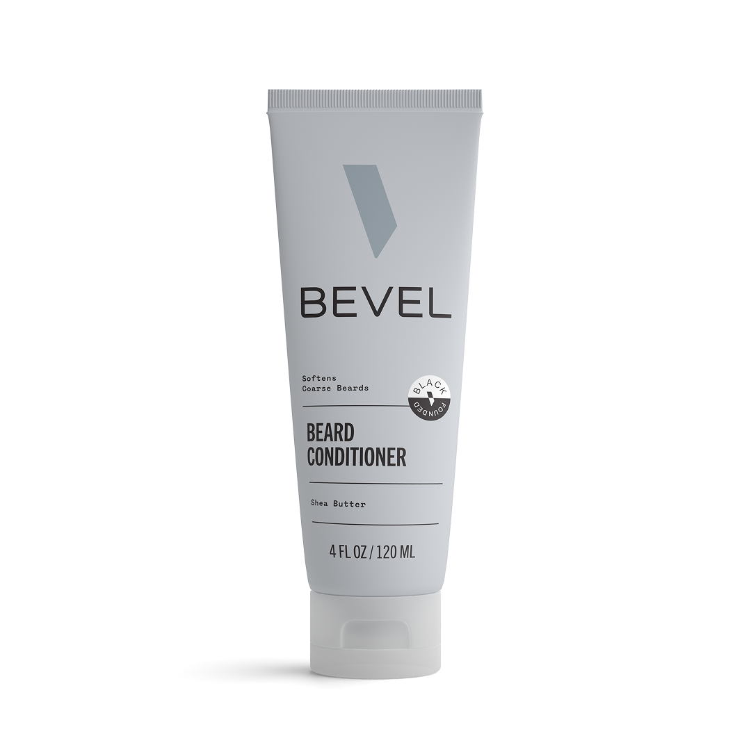 Bevel beard conditioner tube on a white background