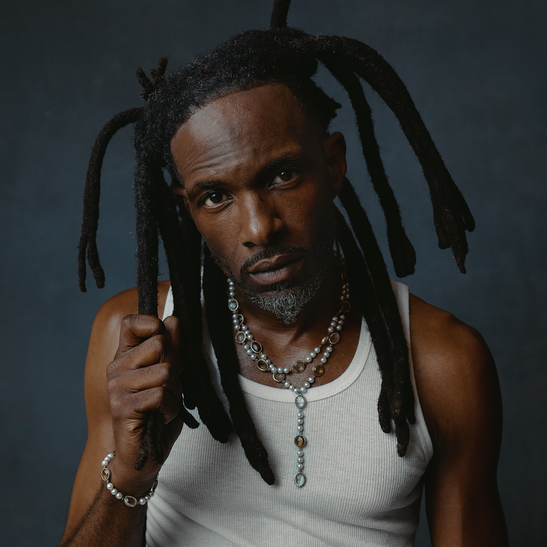 Bevel humanity image with man and locks