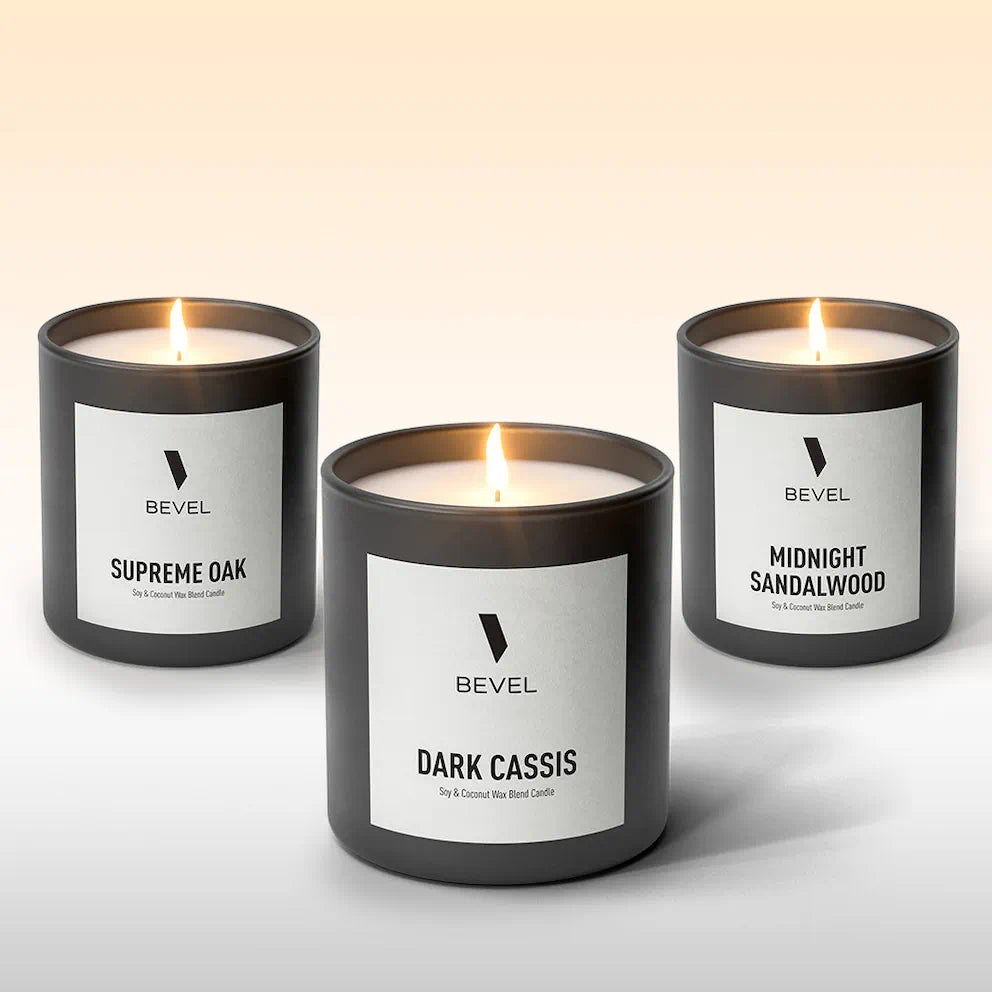 Bevel Candle Holiday Trio